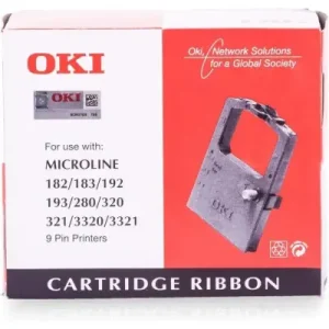 oki ribbon black 9 pin