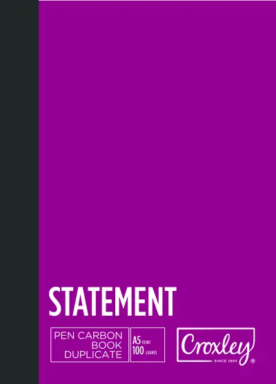 croxley duplicate carbon book printed a5 croxley duplicate carbon book printed a5