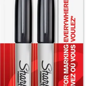 sharpie fine permanent markers black